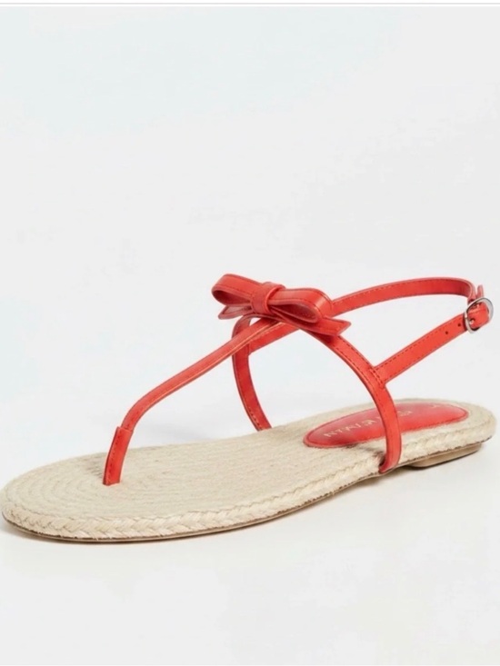 Stuart Weitzman Shoes - Stuart Weitzman Coral Bow Thong Espadrille Sandals